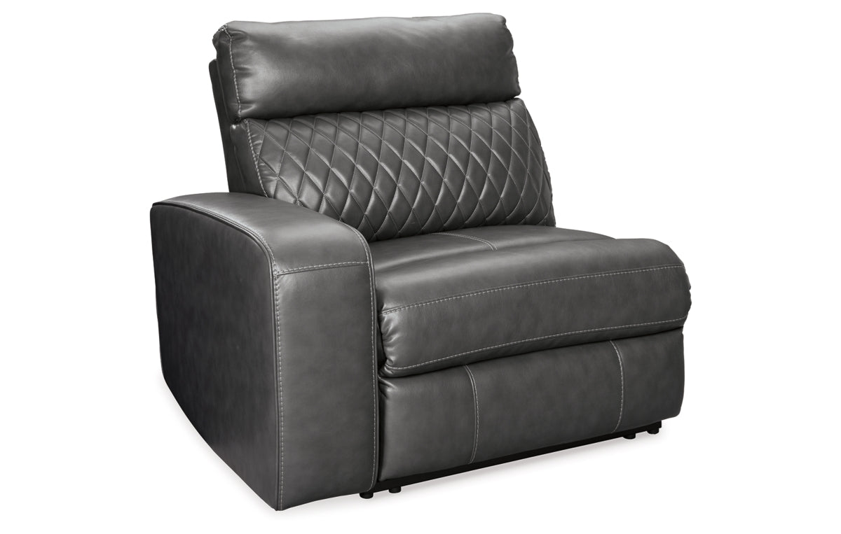 Samperstone 2-Piece Power Reclining Sectional Loveseat