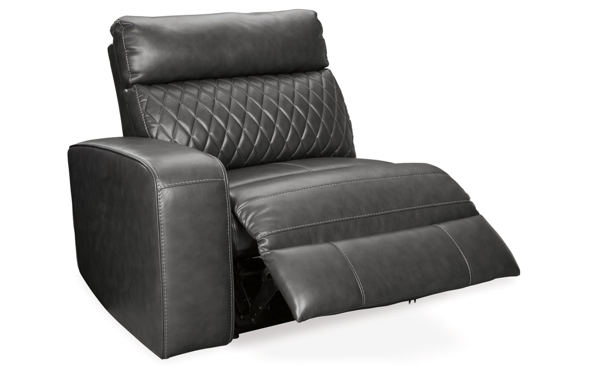 Samperstone 2-Piece Power Reclining Sectional Loveseat