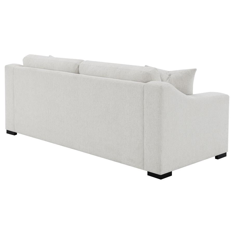 Ashlyn 2-piece Upholstered Sloped Arm Sofa Set Sand
