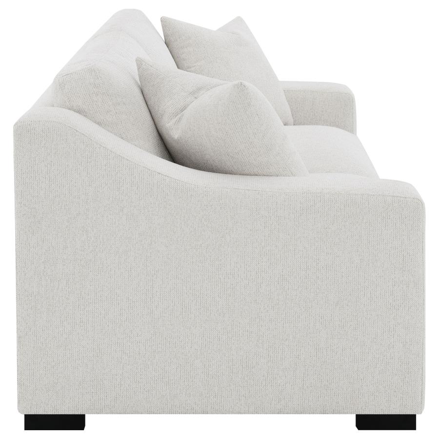 Ashlyn Fabric Upholstered Sloped Arm Sofa Sand