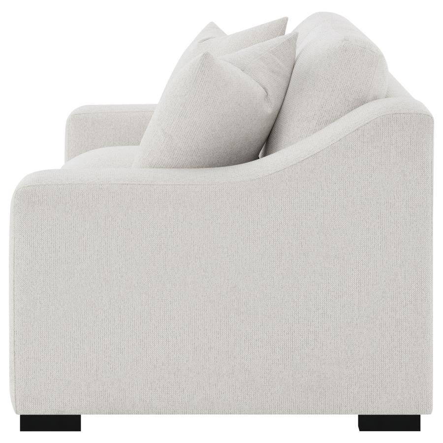 Ashlyn Fabric Upholstered Sloped Arm Loveseat Sand