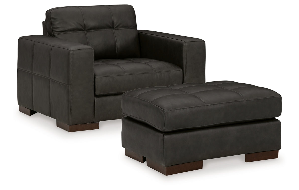 Luigi Chair and Ottoman