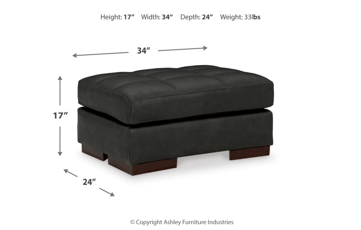 Luigi Chair and Ottoman