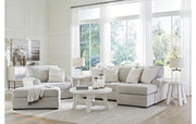 Eastonbridge Sofa Chaise, Chair, and Ottoman