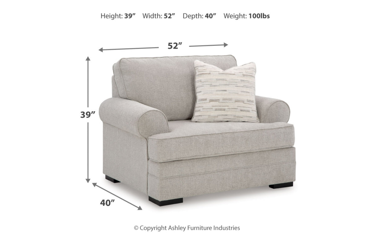 Eastonbridge Sofa Chaise, Chair, and Ottoman
