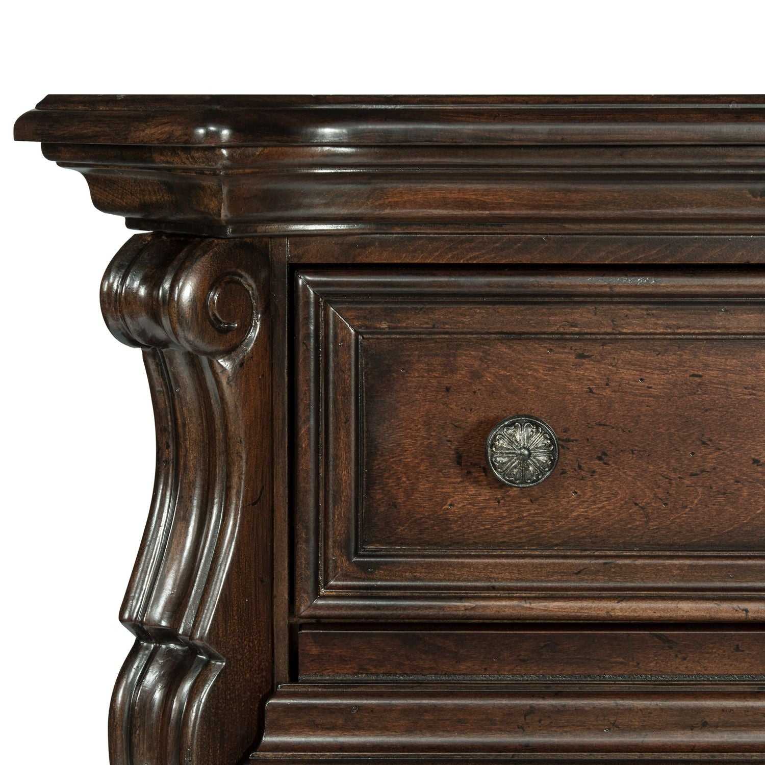 Arbor Place King Sleigh Bed, Dresser & Mirror, Nightstand
