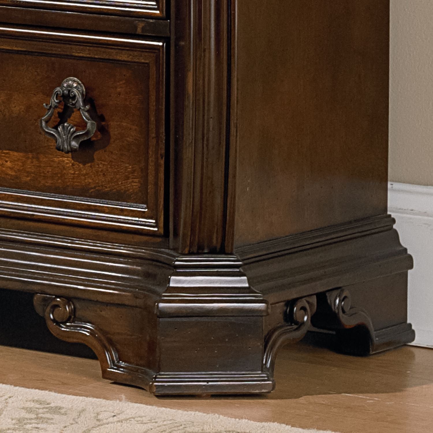 Arbor Place King Sleigh Bed, Dresser & Mirror, Nightstand