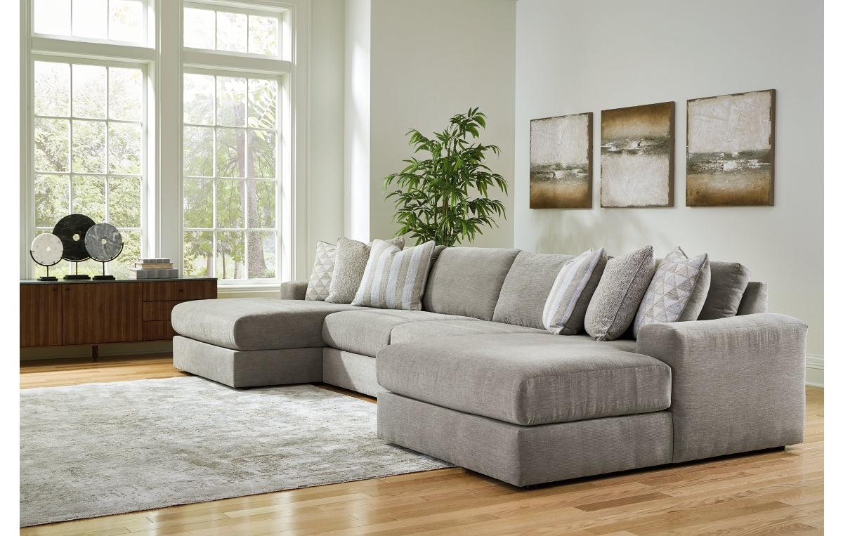 Avaliyah 4-Piece Double Chaise Sectional
