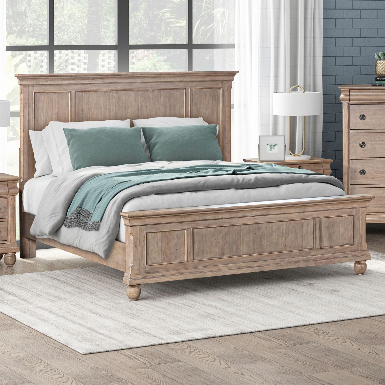 Rustic Traditions King California Panel Bed