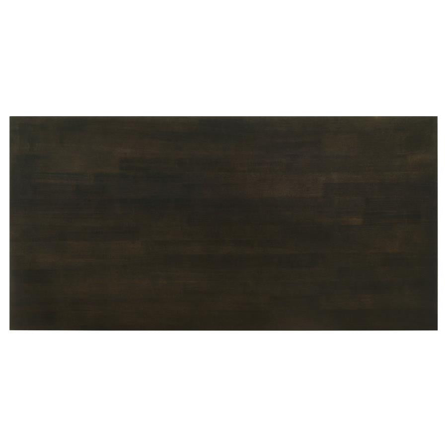 Rachelle 3-piece Rectangular Coffee Table Set Dark Merlot
