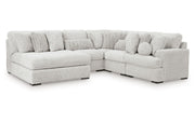 Cuddle Plush 5-Piece Sectional with Chaise