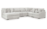 Cuddle Plush 6-Piece Sectional with Chaise