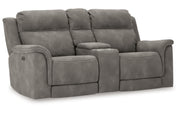 Next-Gen Durapella Power Reclining Loveseat with Console