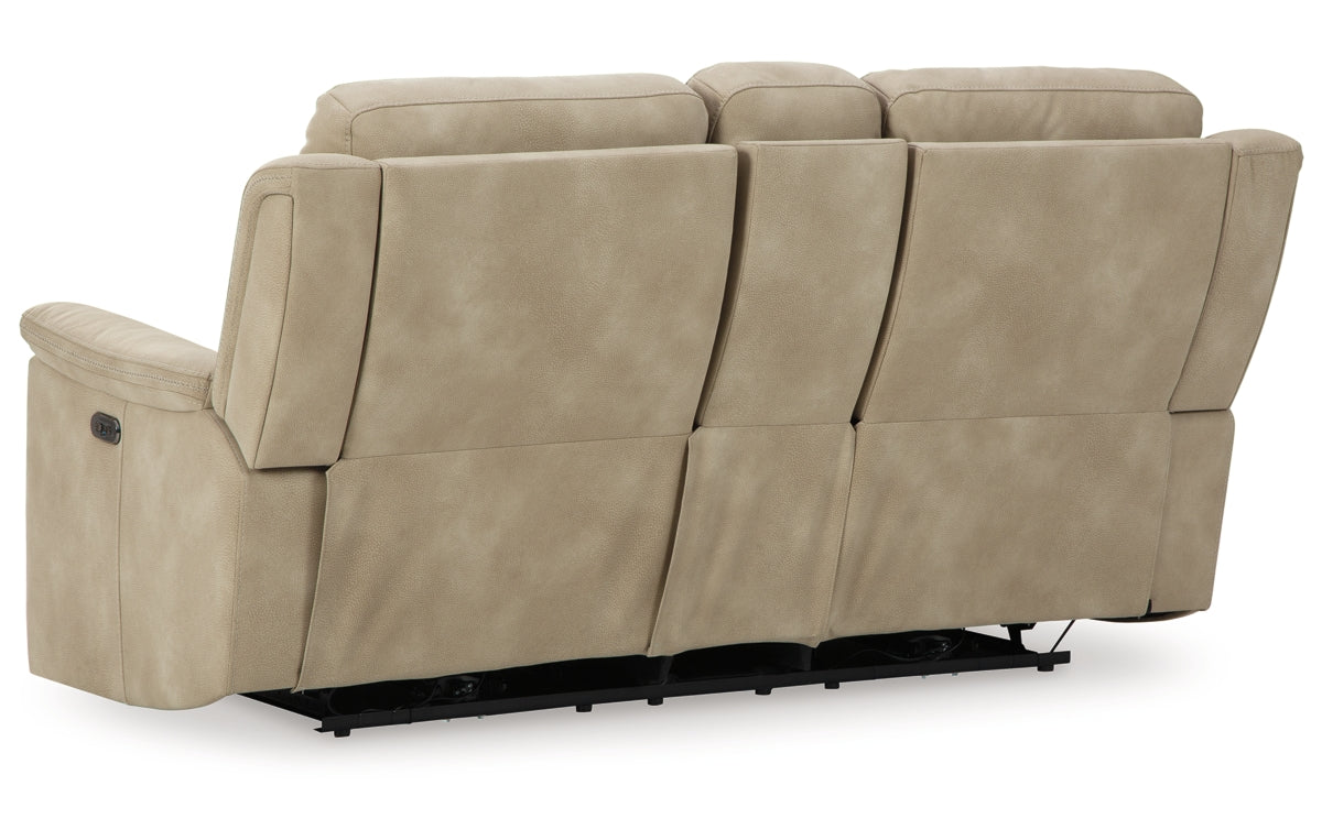 Next-Gen Durapella Power Reclining Loveseat with Console