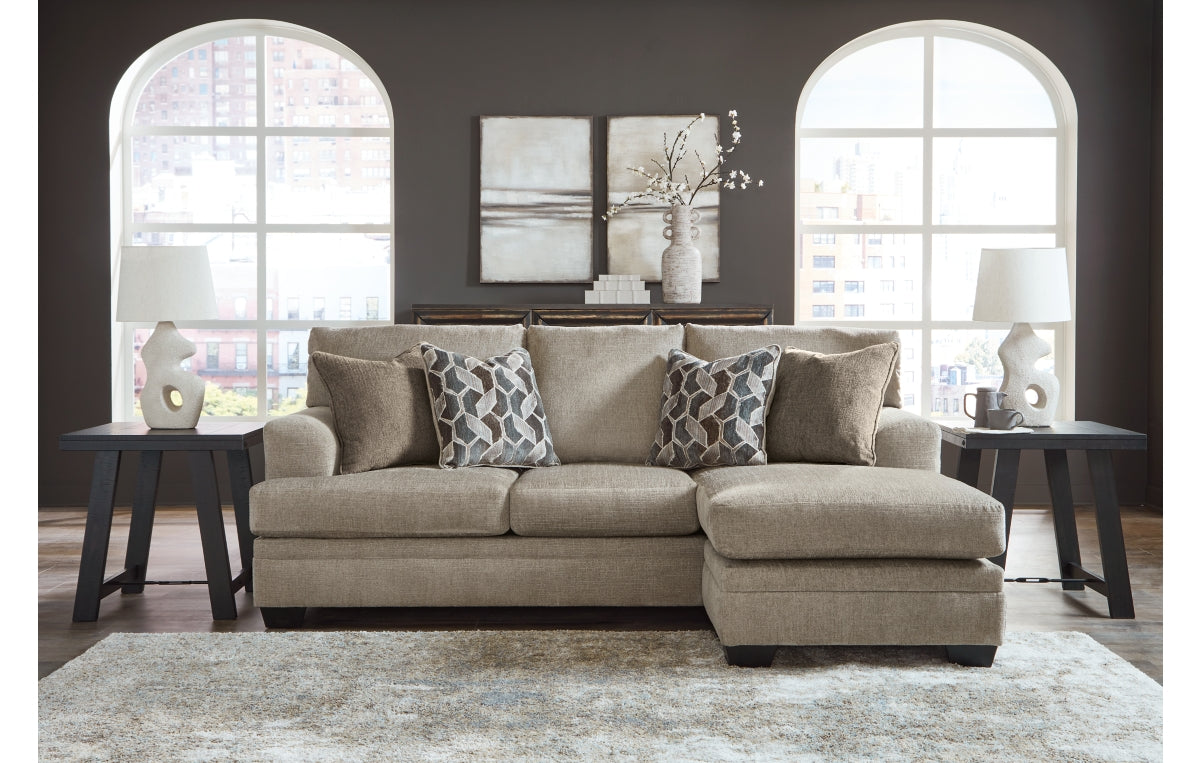 Stonemeade Sofa Chaise, Chair, and Ottoman
