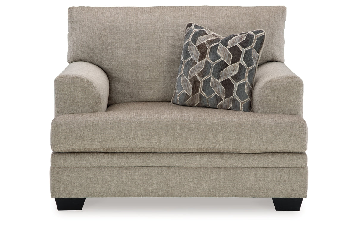 Stonemeade Sofa Chaise, Chair, and Ottoman