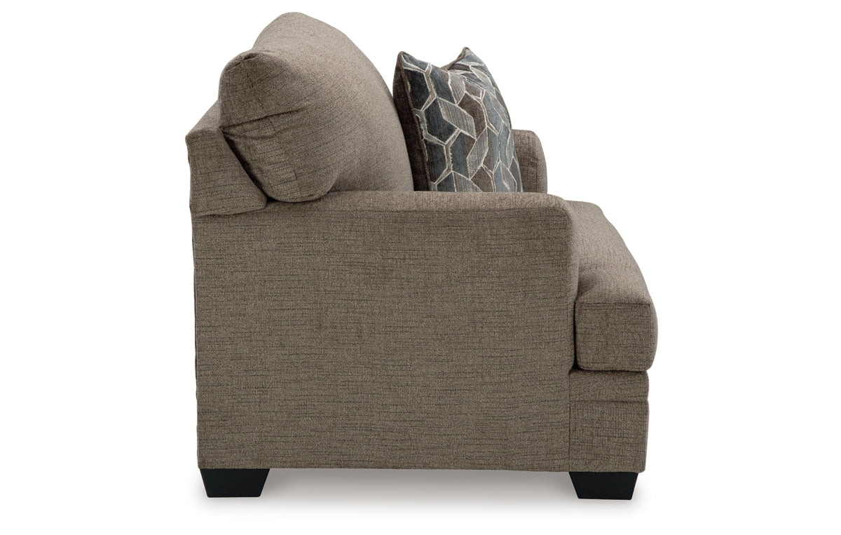 Stonemeade Sofa Chaise, Chair, and Ottoman
