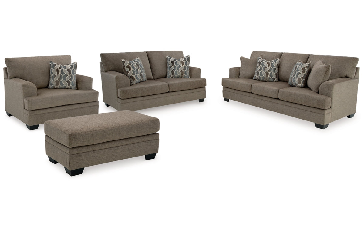 Stonemeade Sofa, Loveseat, Chair and Ottoman