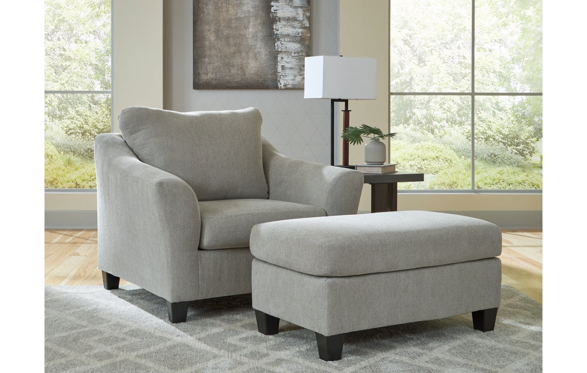 Willarae Chair and Ottoman