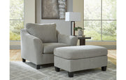 Willarae Chair and Ottoman