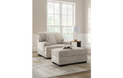 High Profile Chair and Ottoman