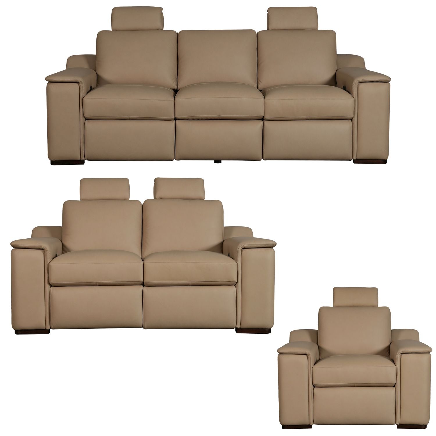 Armon Sofa with Loveseat & Recliner