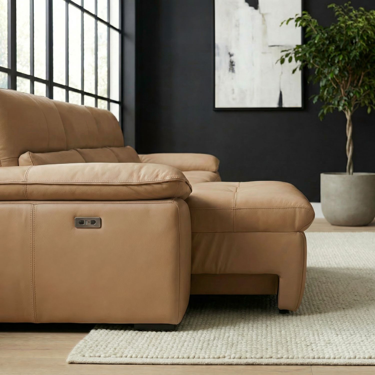 Angelo R Arm Power Chaise