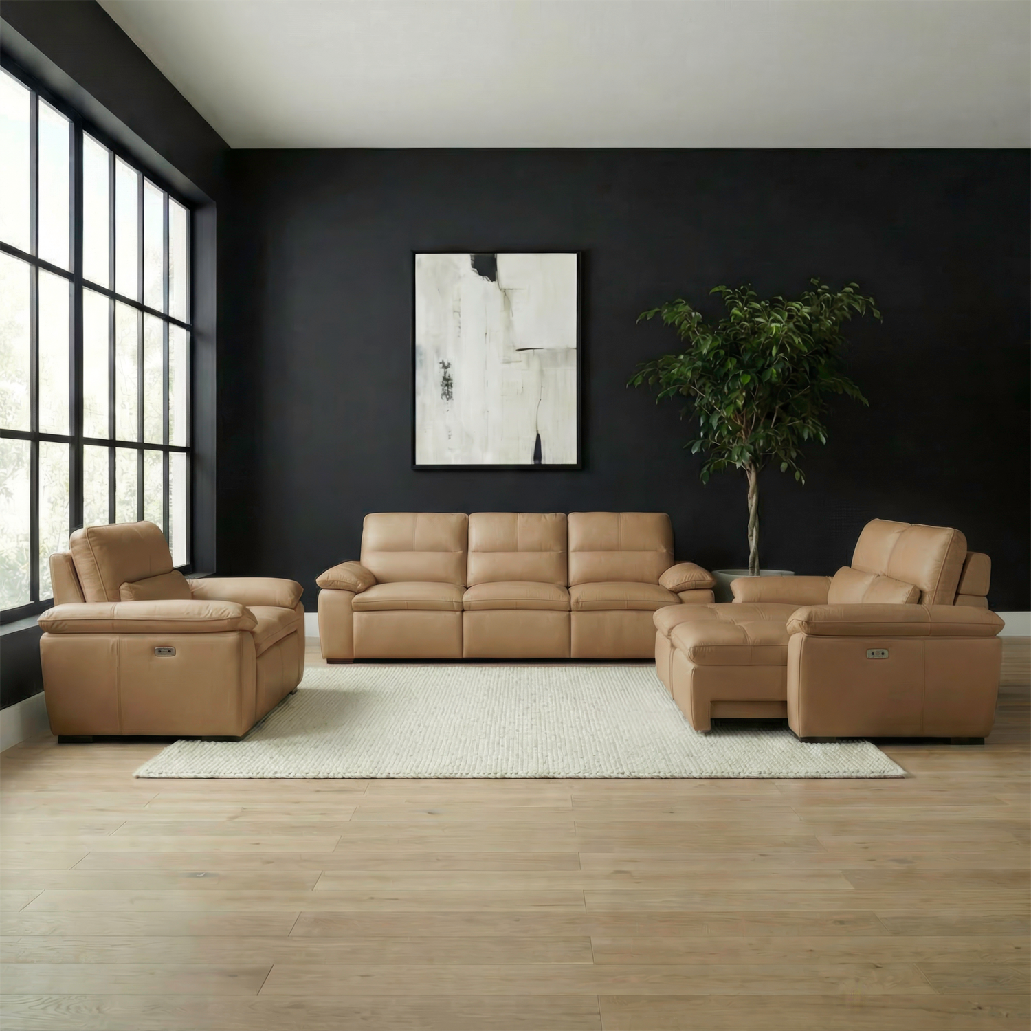 Angelo Sofa with Loveseat & Recliner