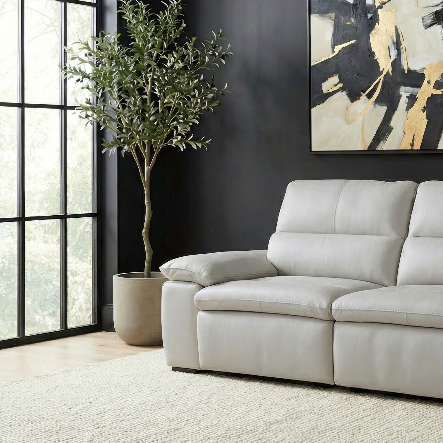 Angelo L Arm Power Chaise