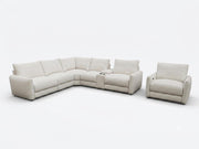Valle Contemporary Power Recliner with USB-C Charging Pearl