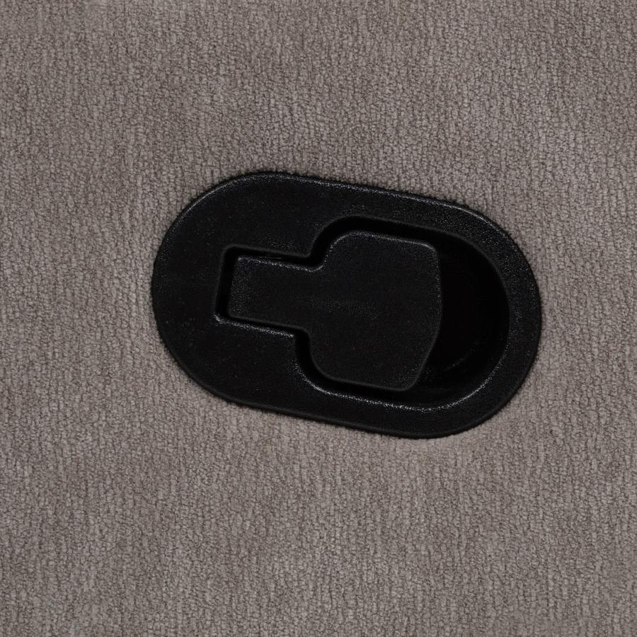 Hamilton Chenille Upholstered Manual Recliner Sand