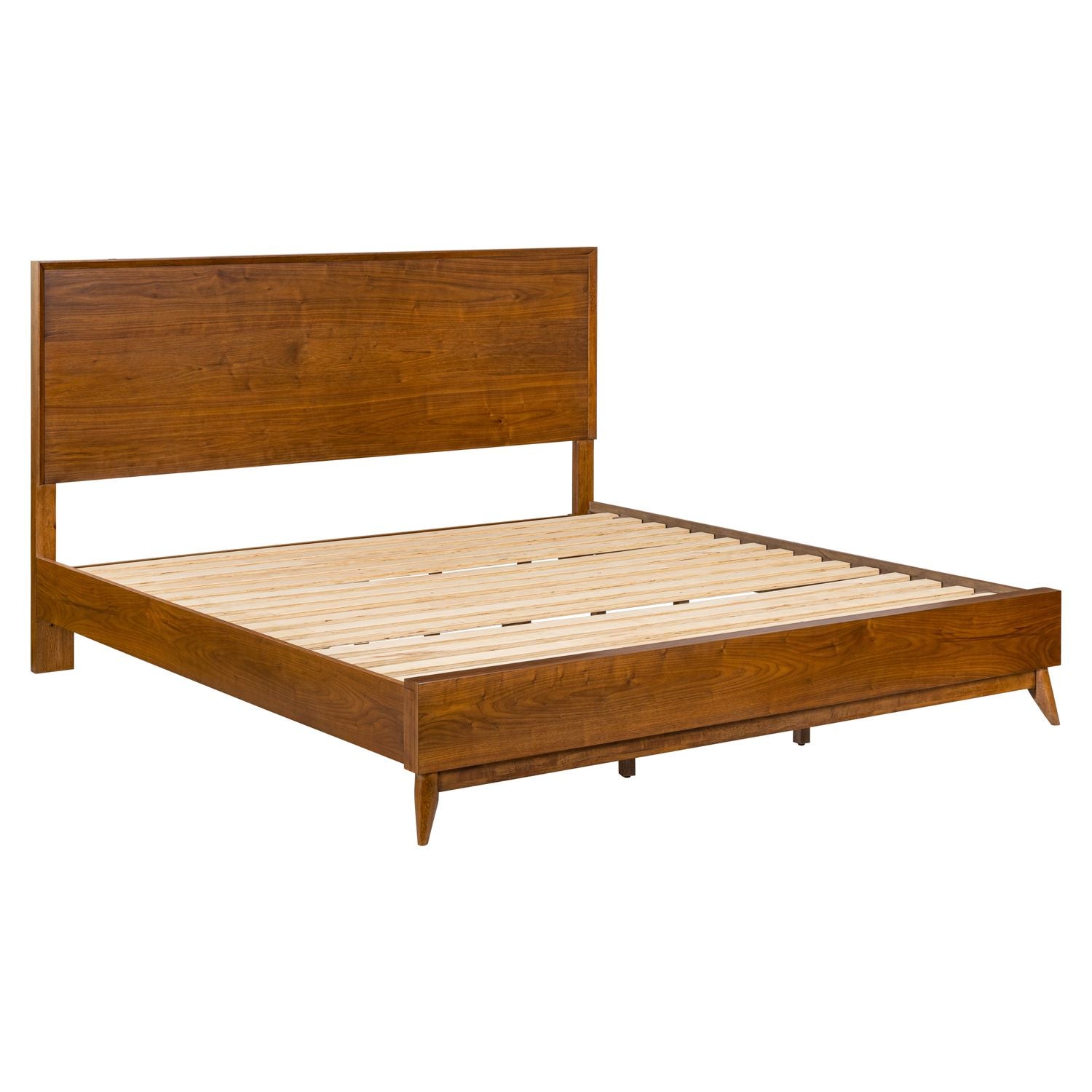 Century Modern King Platform Bed