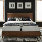 Century Modern King Platform Bed