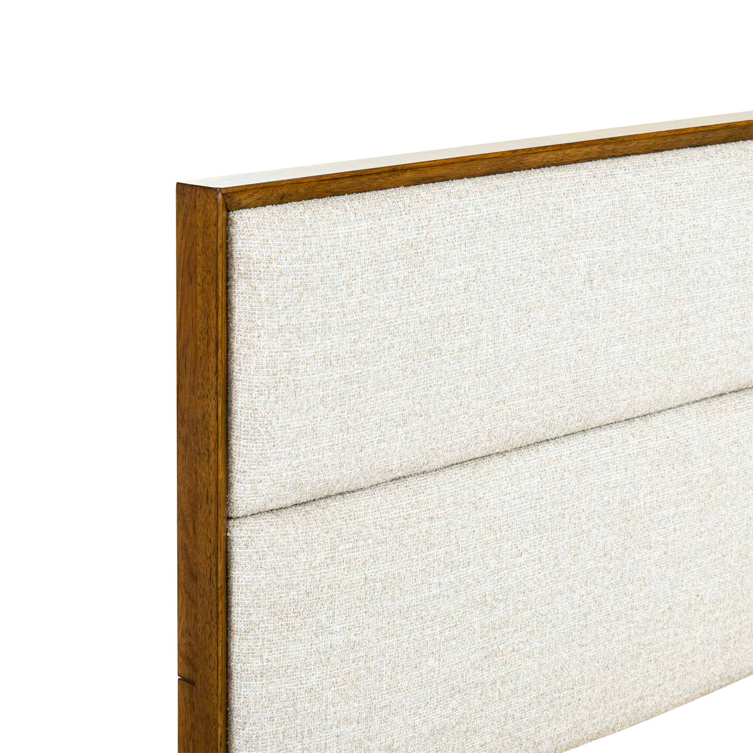 Century Modern King Upholstery Platform Bed