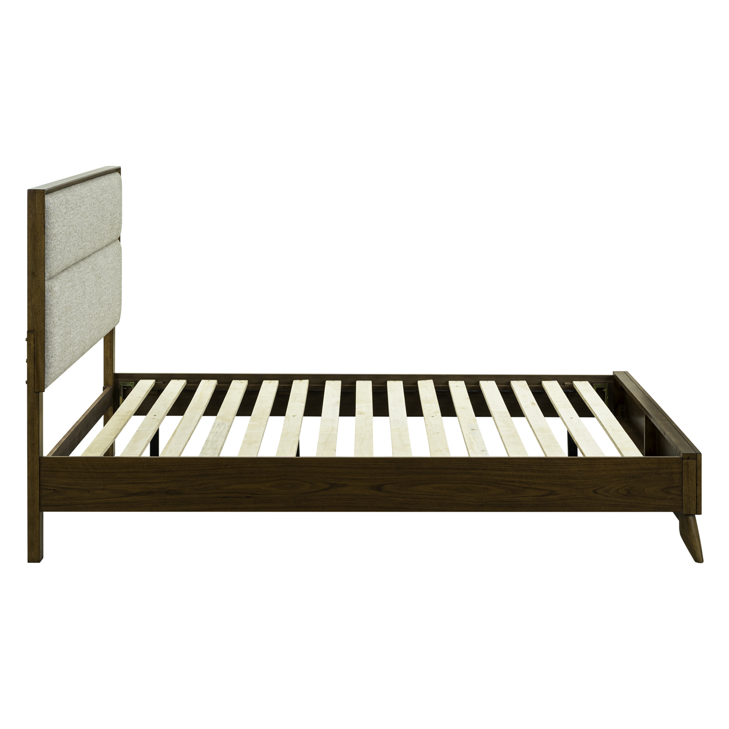 Century Modern Queen Upholstery Platform Bed