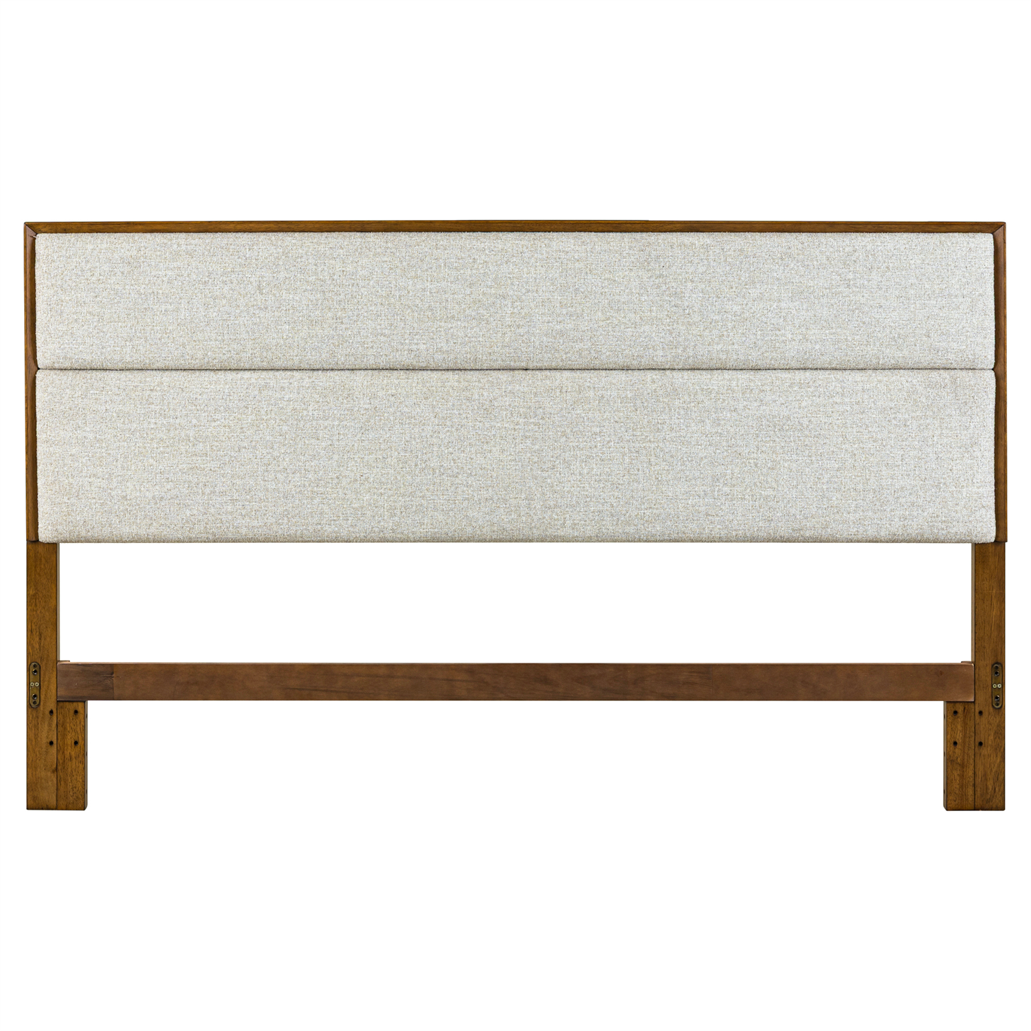 Century Modern King Upholstery Panel Headboard