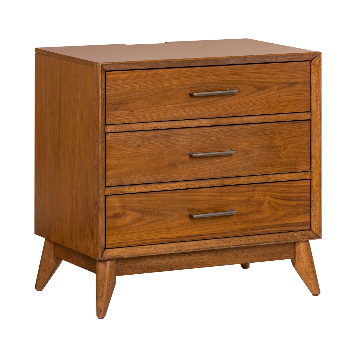 Century Modern Nightstand with Charging Station