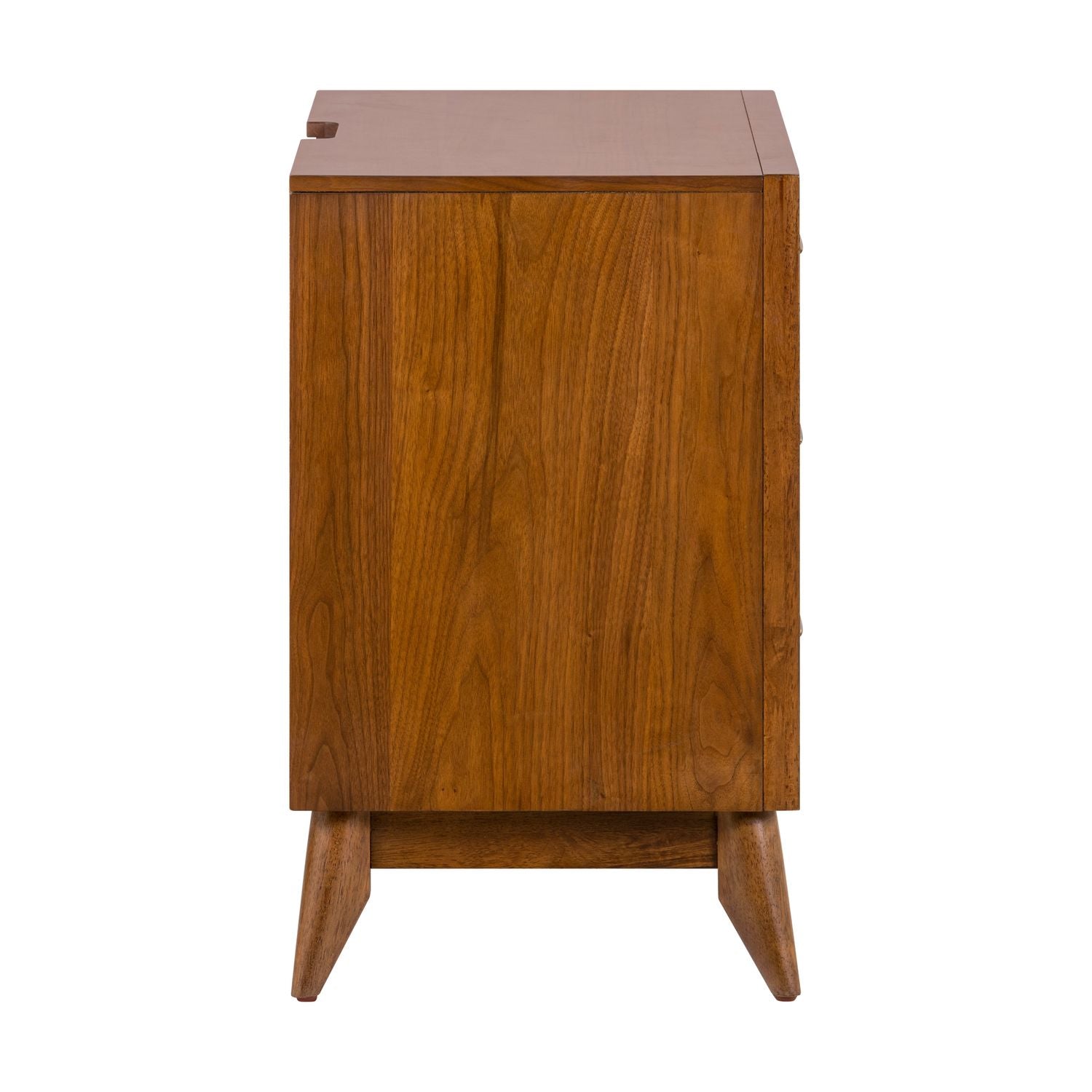 Century Modern Nightstand with Charging Station