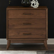 Century Modern Nightstand with Charging Station