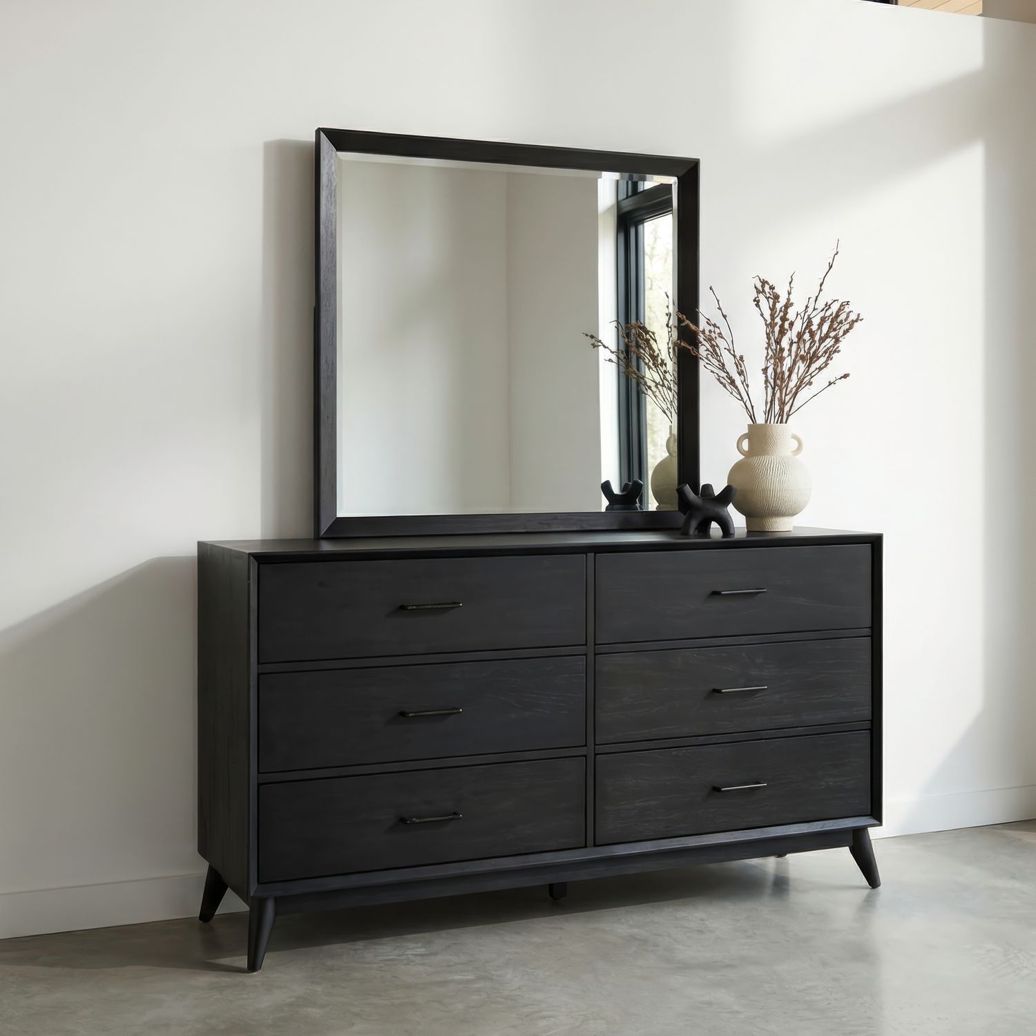 Century Modern Dresser & Mirror
