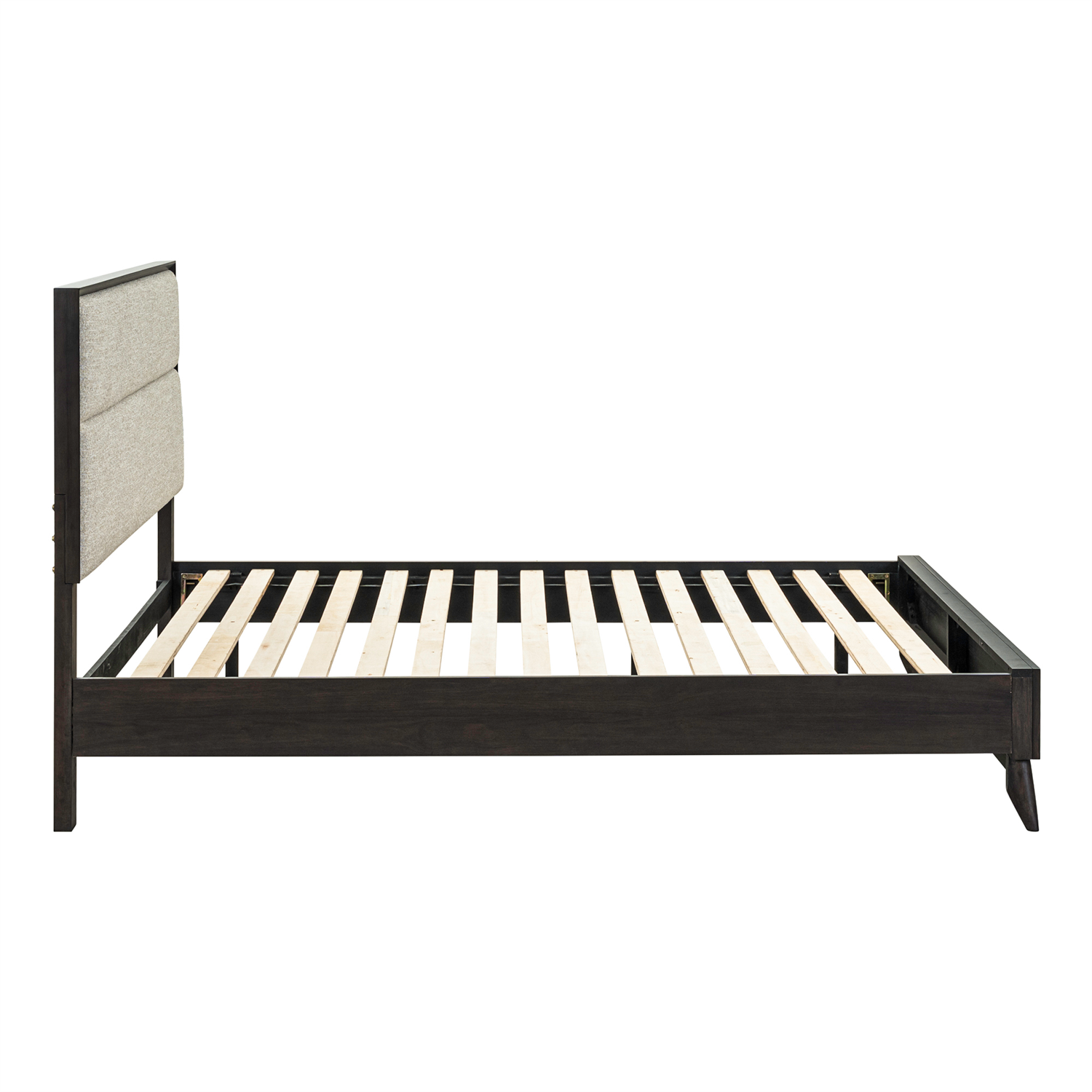 Century Modern Queen Upholstery Platform Bed
