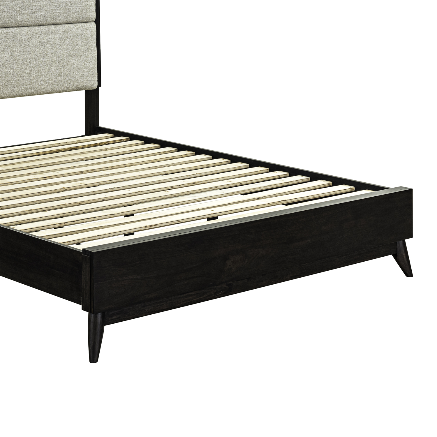 Century Modern Queen Upholstery Platform Bed