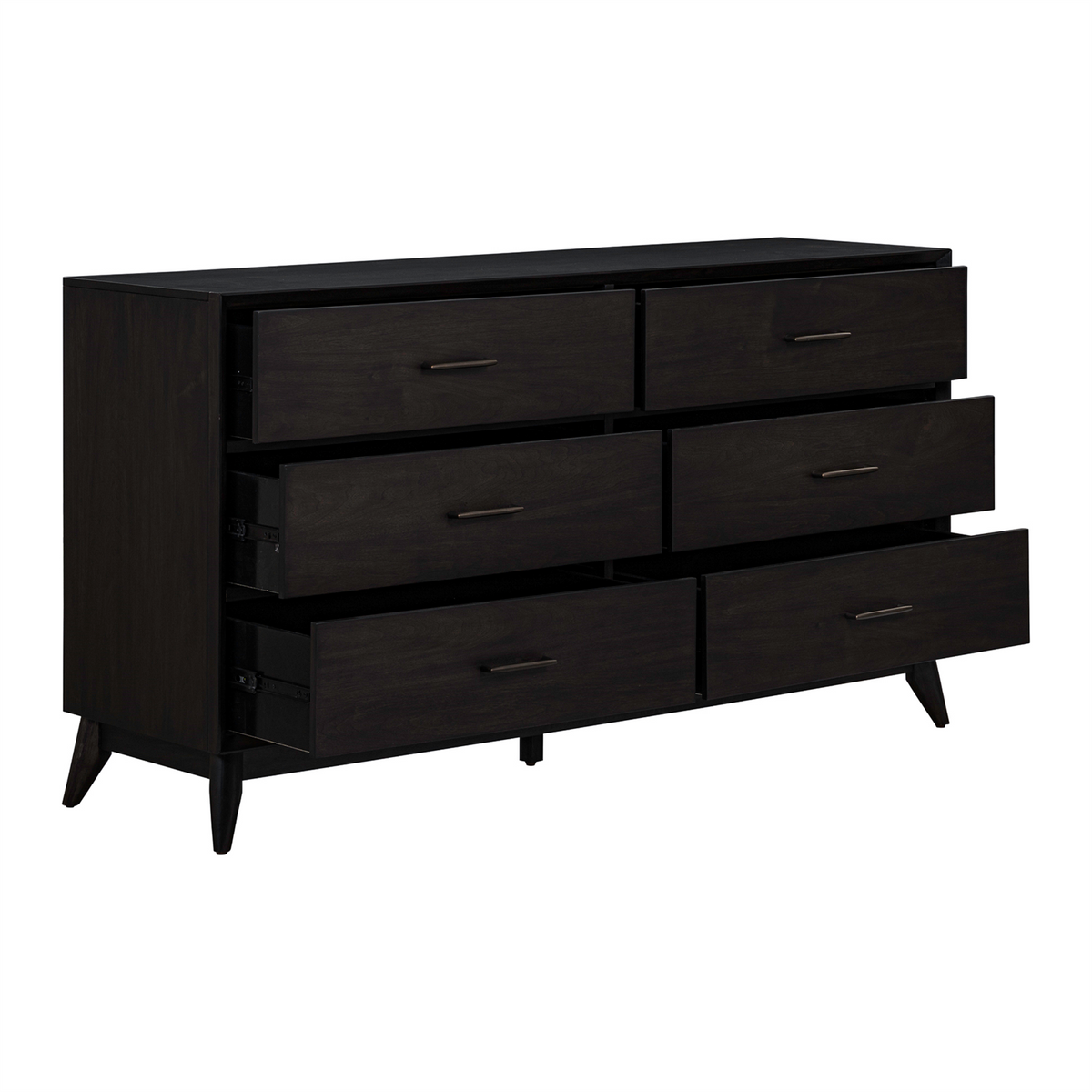 Century Modern 6 Drawer Dresser