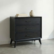 Century Modern Nightstand with Charging Station