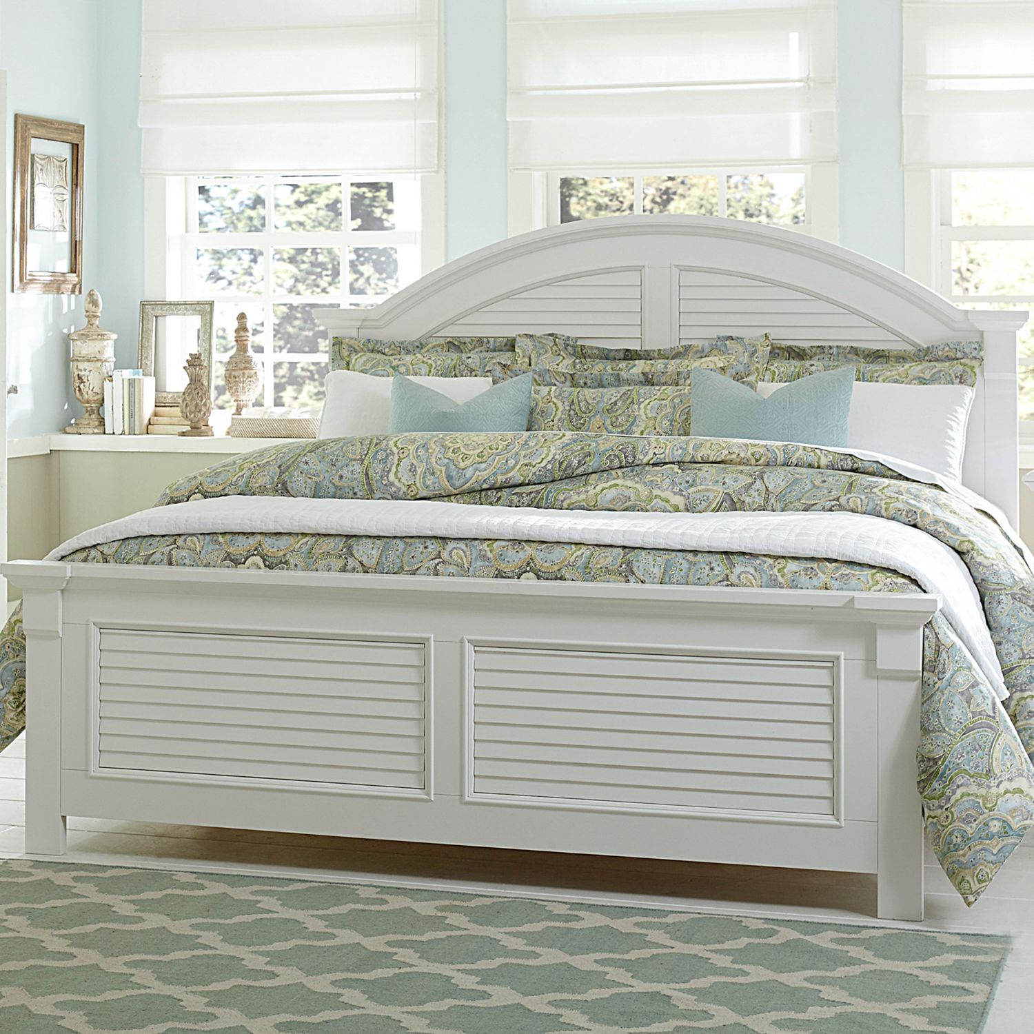 Summer House King Panel Bed