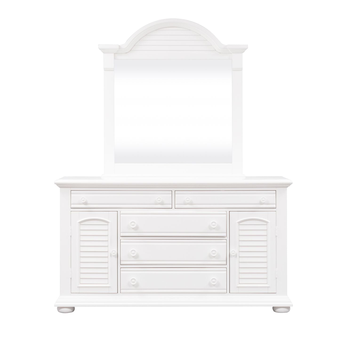 Summer House I King Poster Bed, Dresser & Mirror
