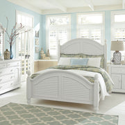 Summer House King Poster Bed, Dresser & Mirror, Chest, Nightstand