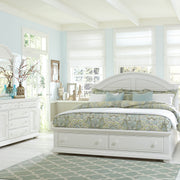 Summer House I King Storage Bed, Dresser & Mirror