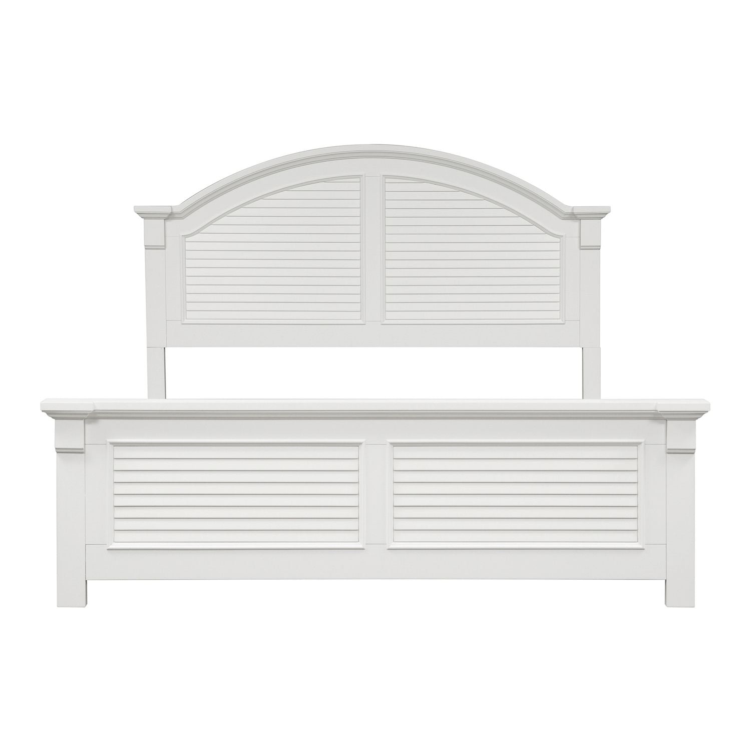 Summer House Queen Panel Bed, Dresser & Mirror, Chest