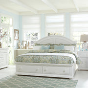 Summer House I Queen Storage Bed, Dresser & Mirror, Nightstand
